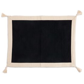 Thyme & Table Handmade Cloth Dining Placemat, Gold Black