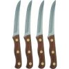 Chicago Cutlery Walnut Tradition 4-Piece Stainless Steel Steak Knife Set