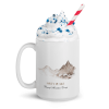 Misty Peaks Coffee Mug - Dreamy Mountain Watercolor Art