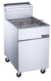 Dukers Commercial Kitchen Fryer With Three Tube Burner (Material: Stainless Steel, Model: DCF3-NG(Natural Gas))