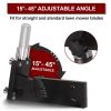 Lawn Mower Blade Sharpener 15°-45° Adjustable Sharpener for Straight and Standard Lawn Mower Blades